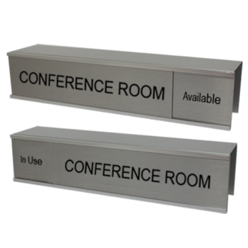 cubicle name plates holders nameplate nameplates slider signs sided