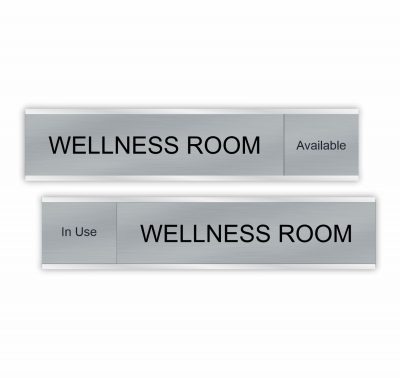 YOUR NAME IN / OUT SMEDOR Professional sliding sign board - on-door  signboard- Customisable name plate display with in/out status - information