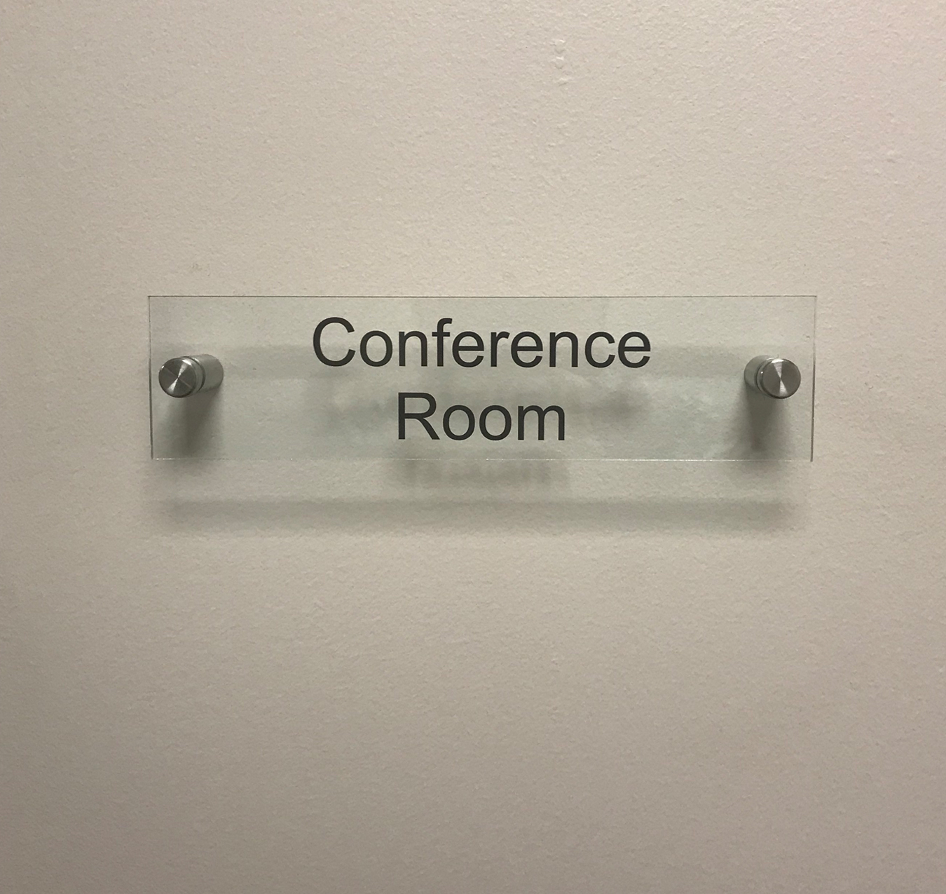 Clear Acrylic Conference Room Signs for 