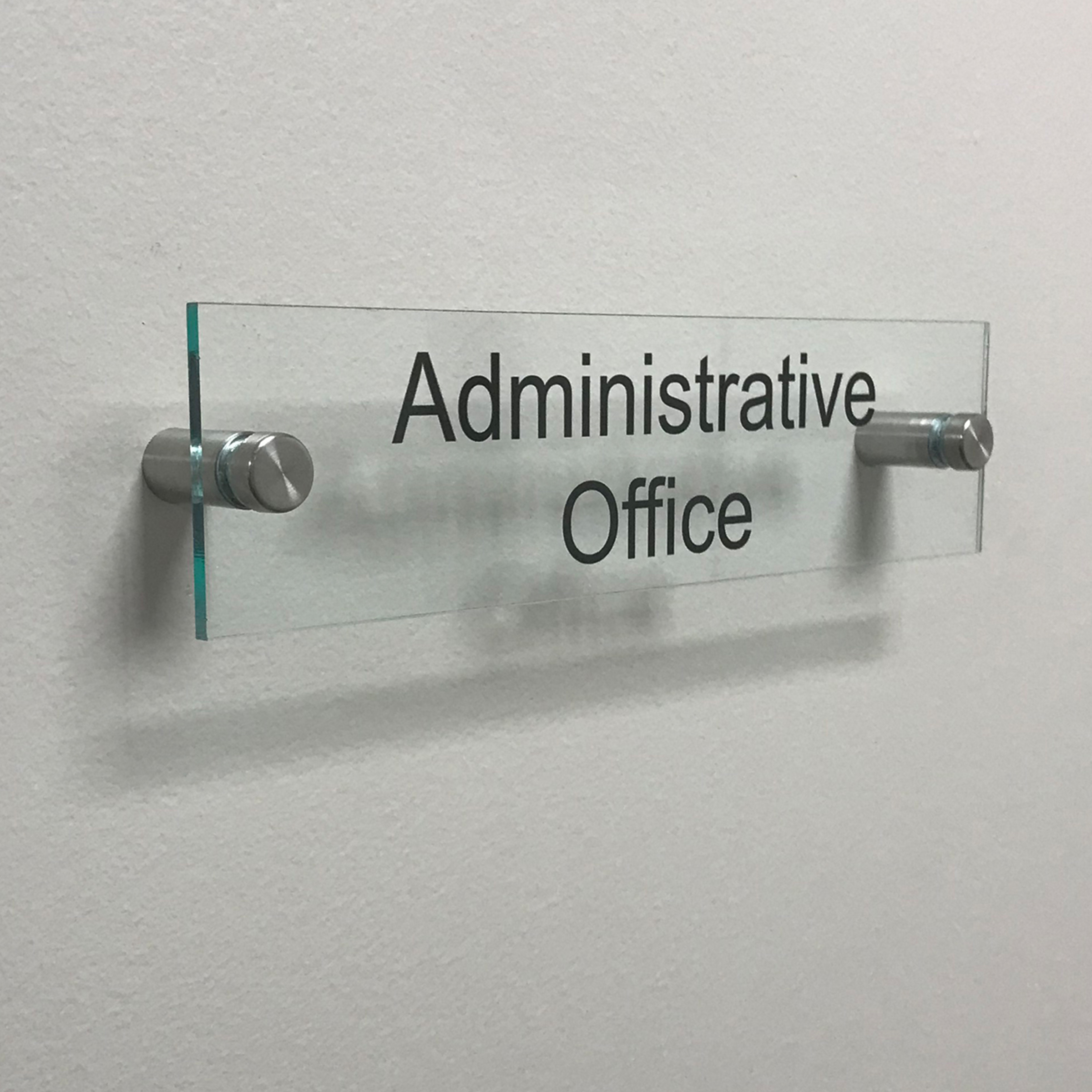 Administrative Office Acrylic Name Plate Sign - Napnameplates.com