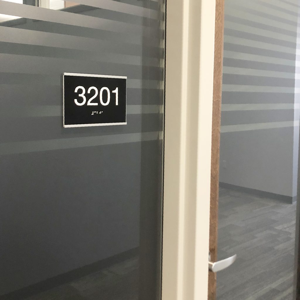 6x4 Office Nameplate Holders for Doors or Walls – NapNameplates.com