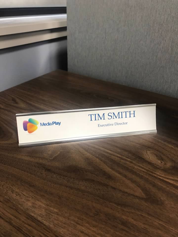 Name Plate Template Microsoft Word PDF Template