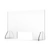 Small Plexiglass Dividers for Counters or Desks 22x16 - NapNameplates