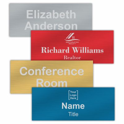 Engraved Aluminum Nameplate Signs - NapNameplates