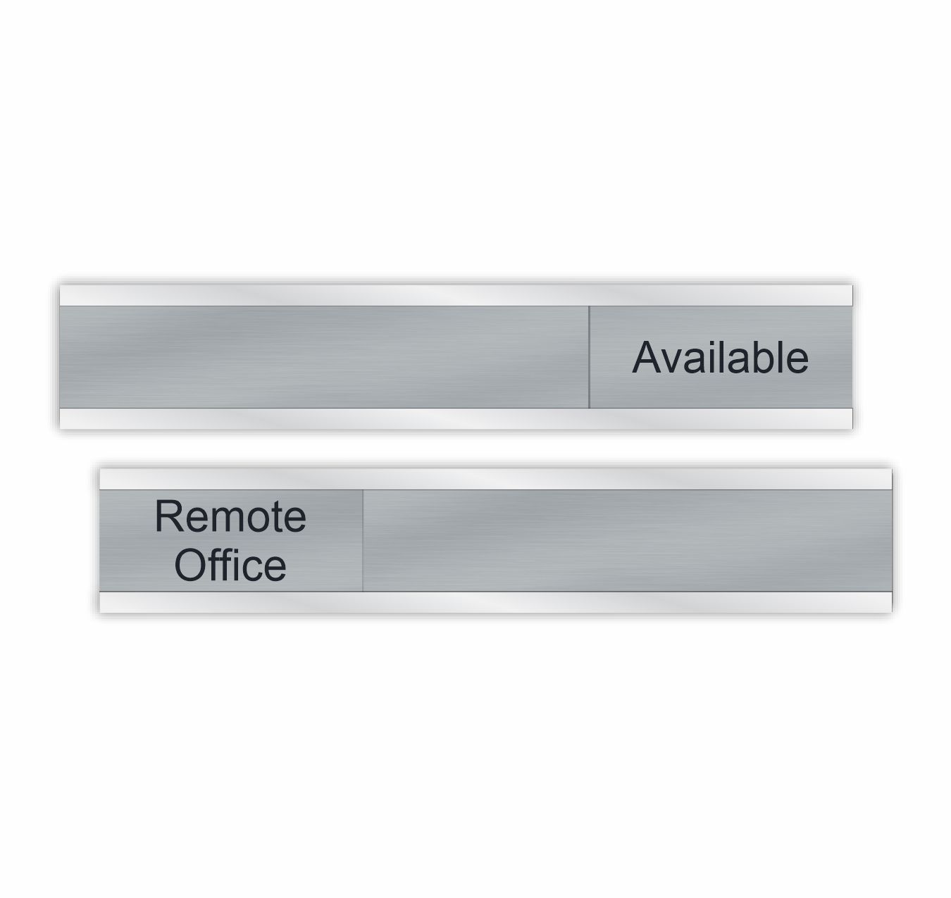 Hybrid Work Availability Slider Signs 6 x 1 or 10 x 2 - NapNameplates