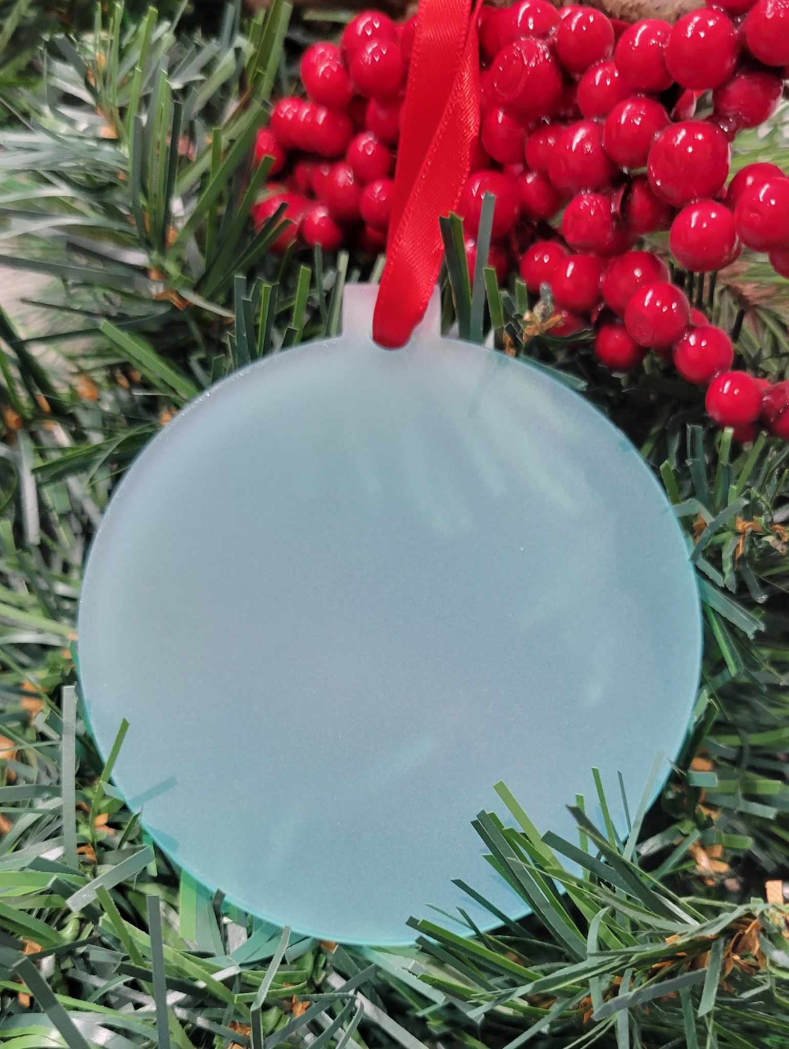 Blank Acrylic Holiday Ornaments - Pack of 25 - NapNameplates