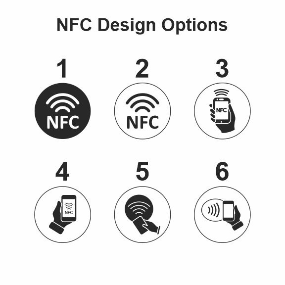 30mm Rigid PVC NFC Tags – 25 Pack - Image 2