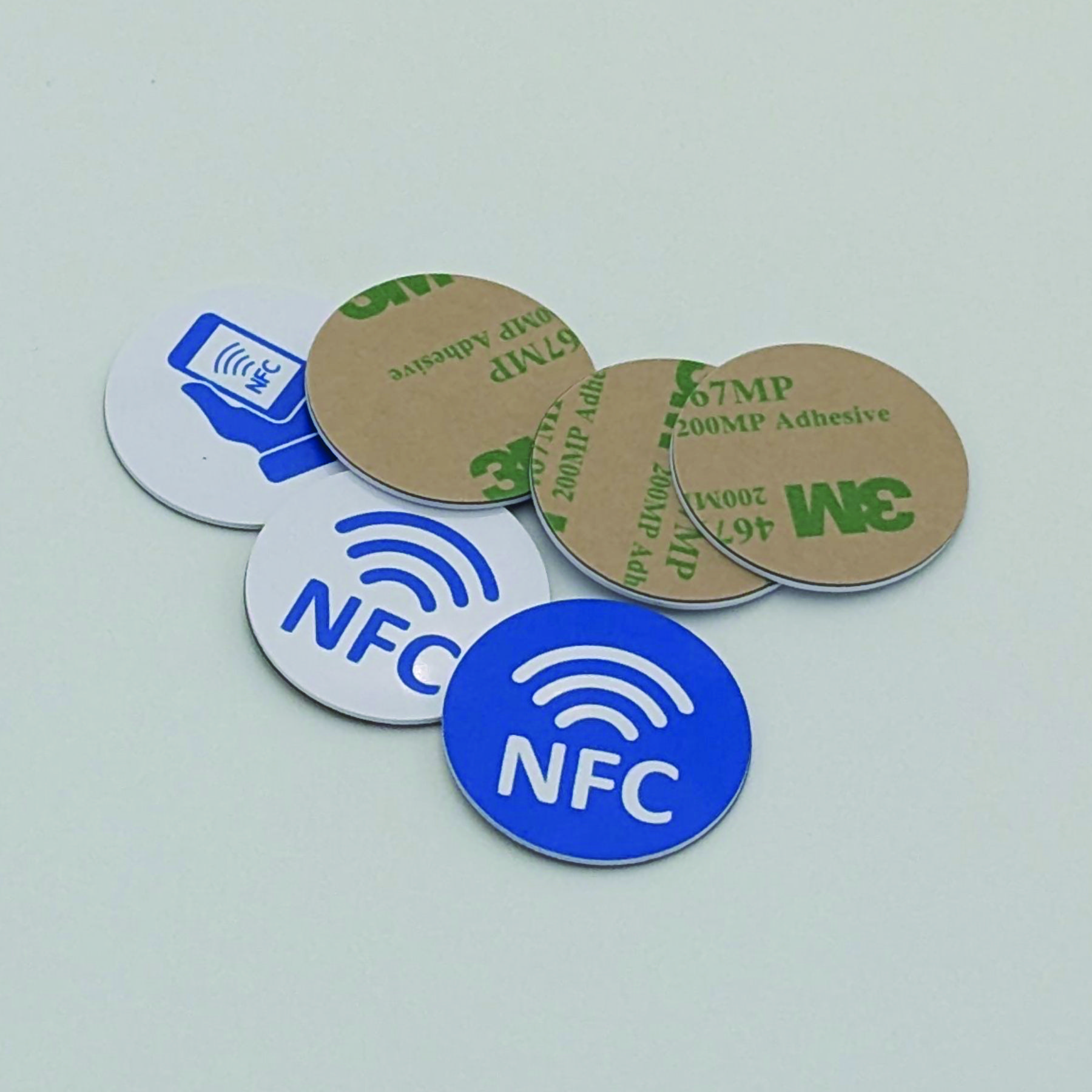 30mm Rigid PVC NFC Tags – 25 Pack - Image 4