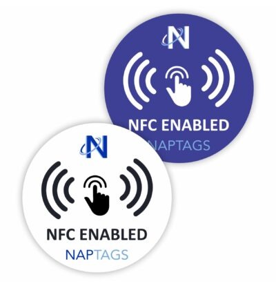 30mm Rigid PVC NFC Tags – Custom Printed